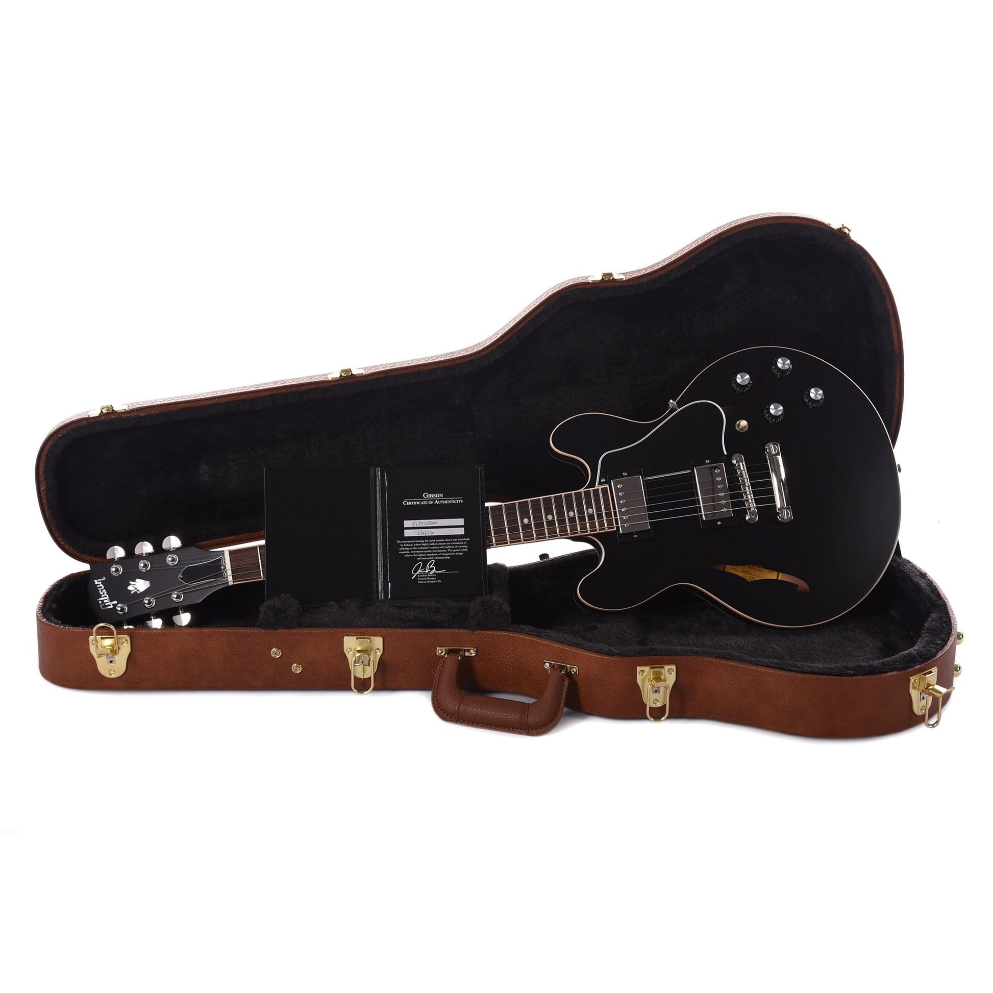 Gibson Memphis ES-339 Satin Ebony Electric Guitars / Semi-Hollow