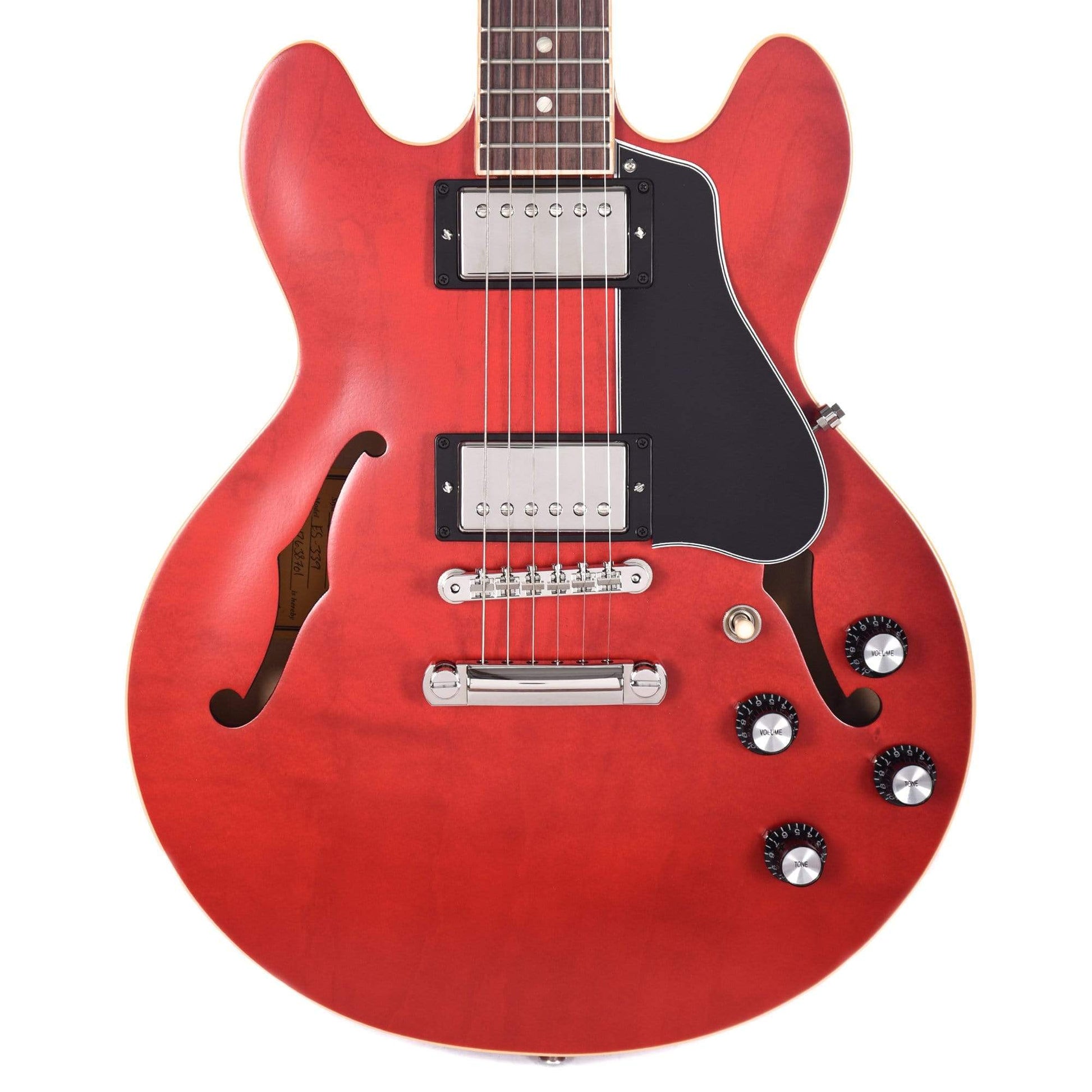 Gibson Memphis ES-339 Satin Faded Cherry Electric Guitars / Semi-Hollow