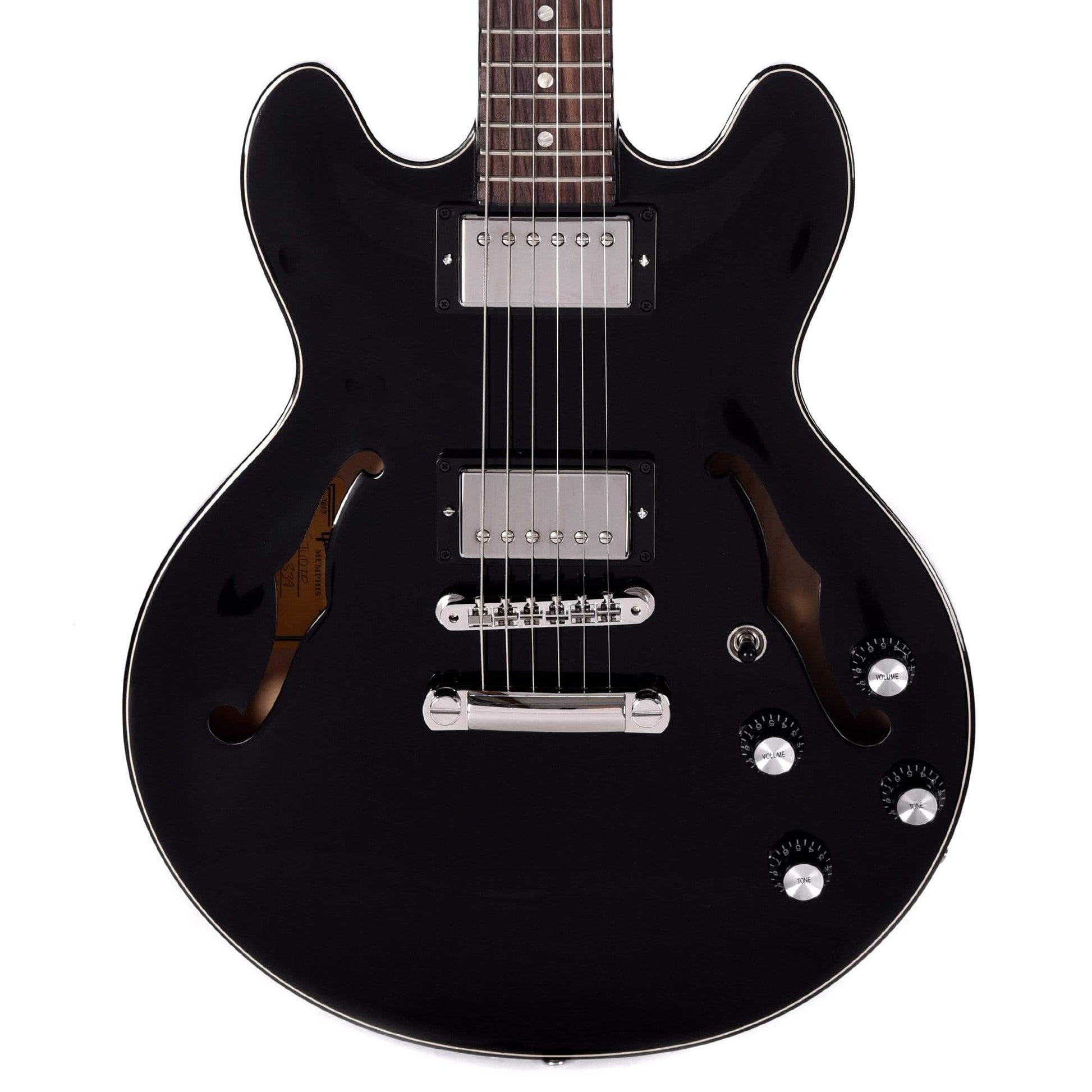 Gibson Memphis ES-339 Studio Ebony Electric Guitars / Semi-Hollow