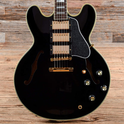 Gibson Memphis ES-355 Black Beauty Ebony Limited Edition Electric Guitars / Semi-Hollow