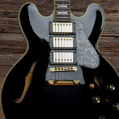 Gibson Memphis ES-355 Black Beauty Ebony Limited Edition Electric Guitars / Semi-Hollow