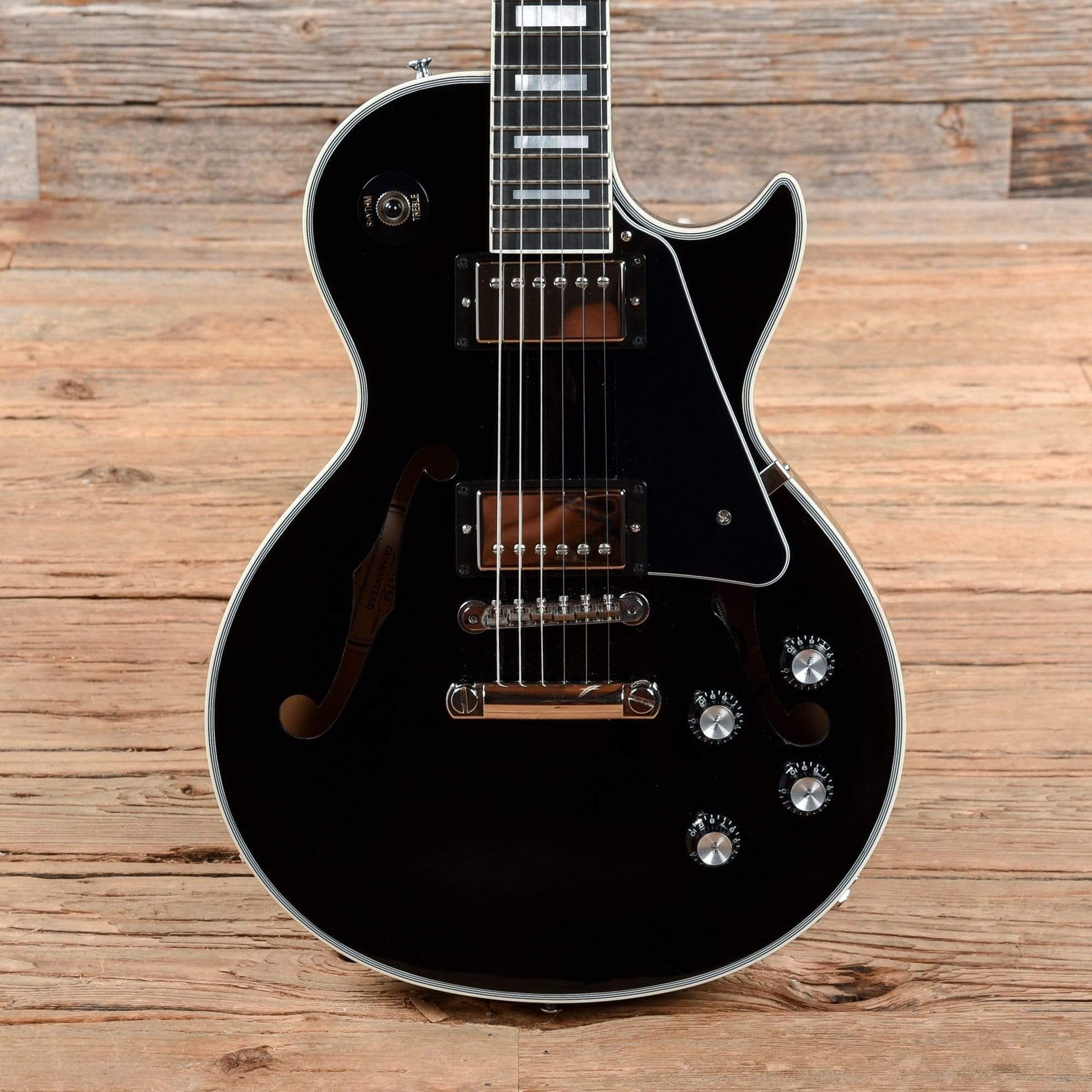 Gibson Memphis ES-Les Paul Black 2015 Electric Guitars / Semi-Hollow