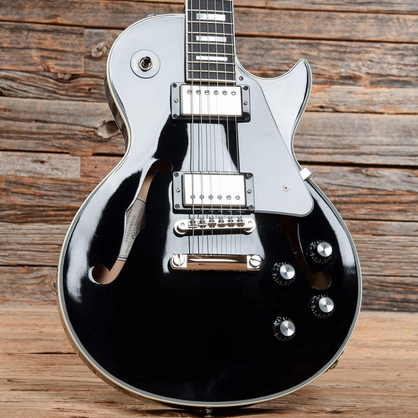 Gibson Memphis ES-Les Paul Black 2015 Electric Guitars / Semi-Hollow