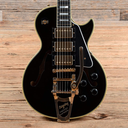 Gibson Memphis ES-Les Paul Custom Black 2015 Electric Guitars / Semi-Hollow