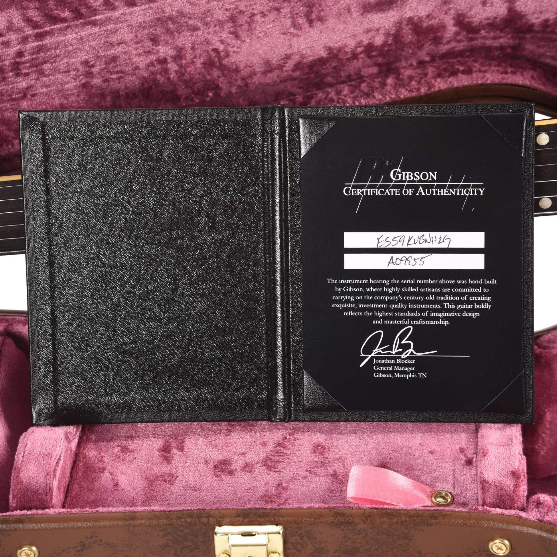 Gibson Memphis Historic Series '59 ES-335 Kalamazoo Vintage Burst Gloss Electric Guitars / Semi-Hollow