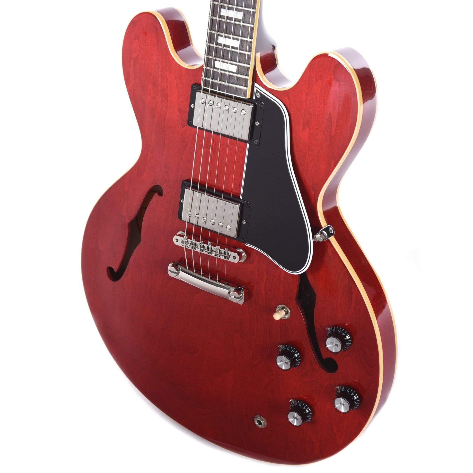 Gibson Memphis Historic Series '62 ES-335 Kalamazoo Sixties Cherry Gloss Electric Guitars / Semi-Hollow