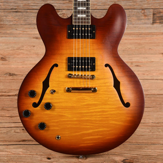 Gibson Mod Collection ES-335 Block Satin Vintage Sunburst 2021 LEFTY Electric Guitars / Semi-Hollow