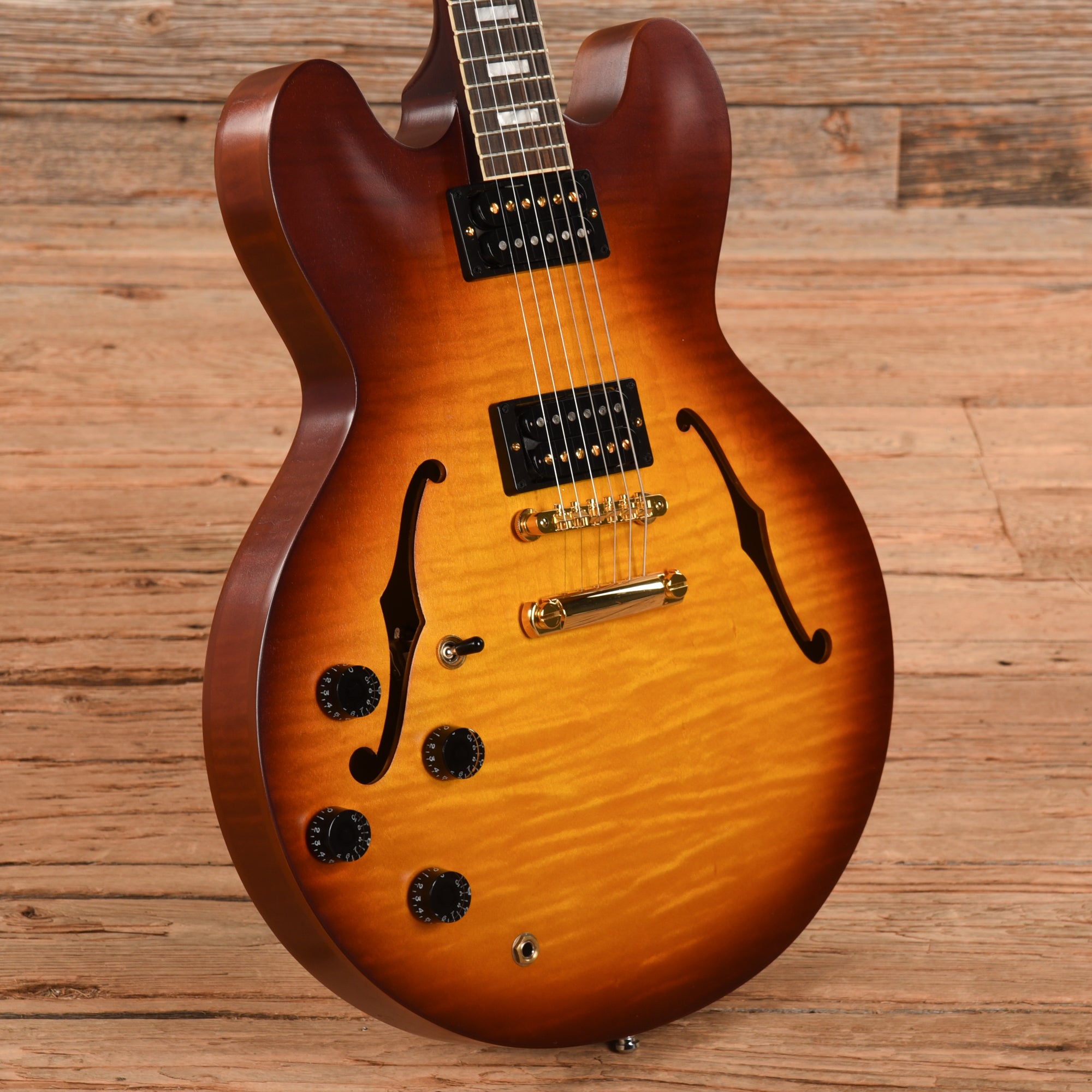 Gibson Mod Collection ES-335 Block Satin Vintage Sunburst 2021 LEFTY Electric Guitars / Semi-Hollow