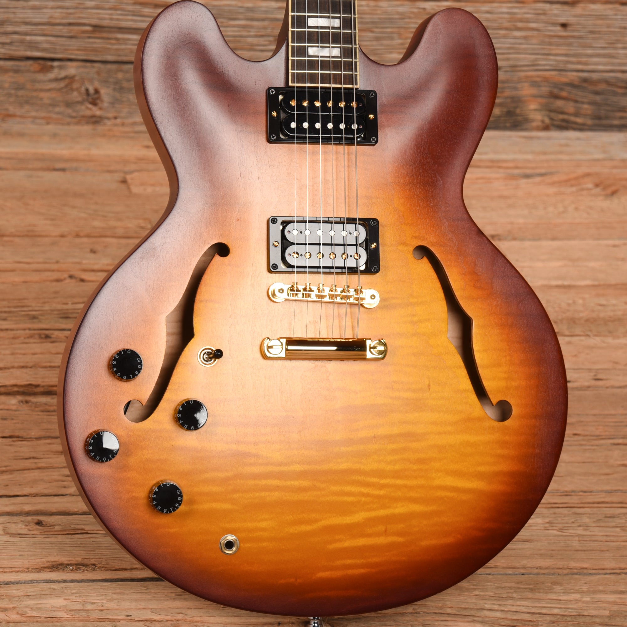 Gibson Mod Collection ES-335 Block Satin Vintage Sunburst 2021 LEFTY Electric Guitars / Semi-Hollow