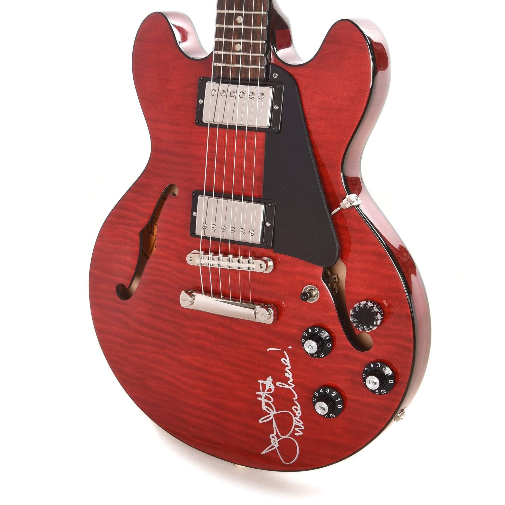 Gibson Signature Joan Jett ES-339 Figured Wine Red SIGNED Electric Guitars / Semi-Hollow