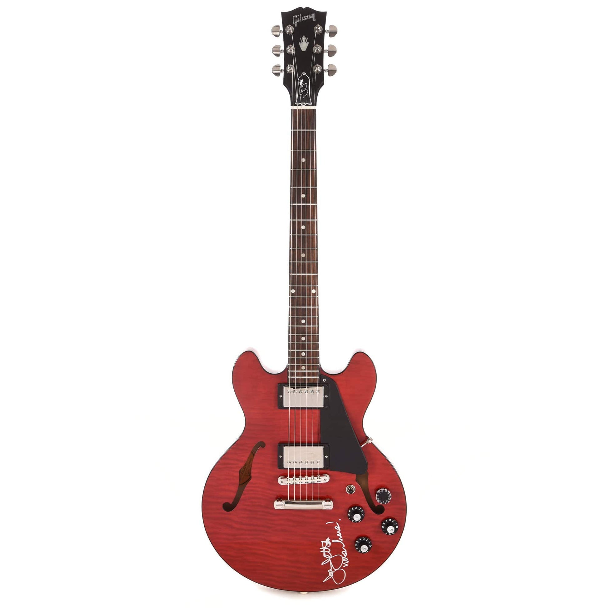 Gibson Signature Joan Jett ES-339 Figured Wine Red SIGNED Electric Guitars / Semi-Hollow