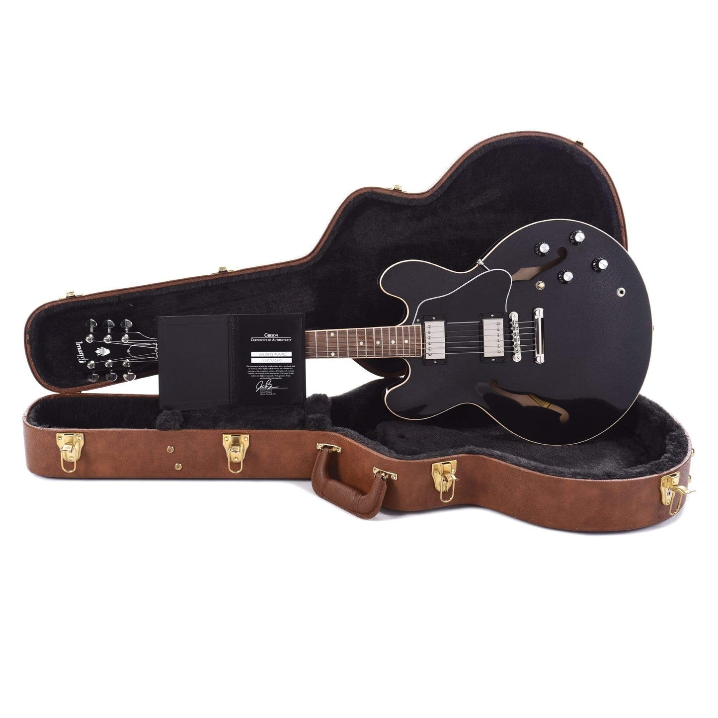Gibson USA ES-335 Dot Graphite Metallic Electric Guitars / Semi-Hollow