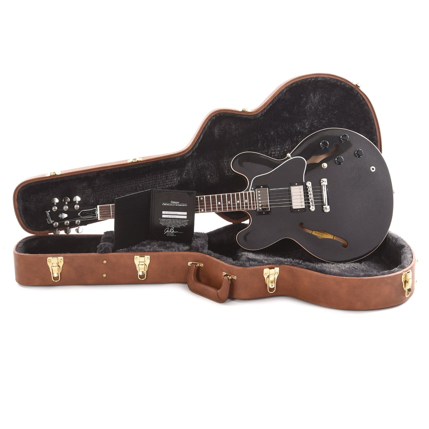 Gibson USA ES-335 Dot Graphite Metallic Electric Guitars / Semi-Hollow