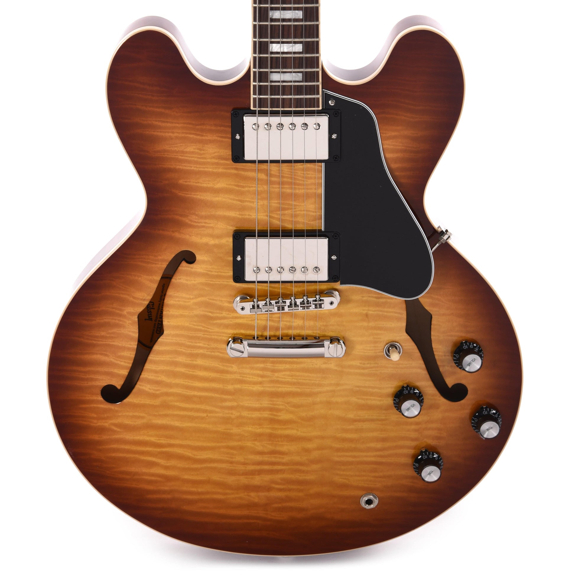 Gibson USA ES-335 Figured Iced Tea Electric Guitars / Semi-Hollow