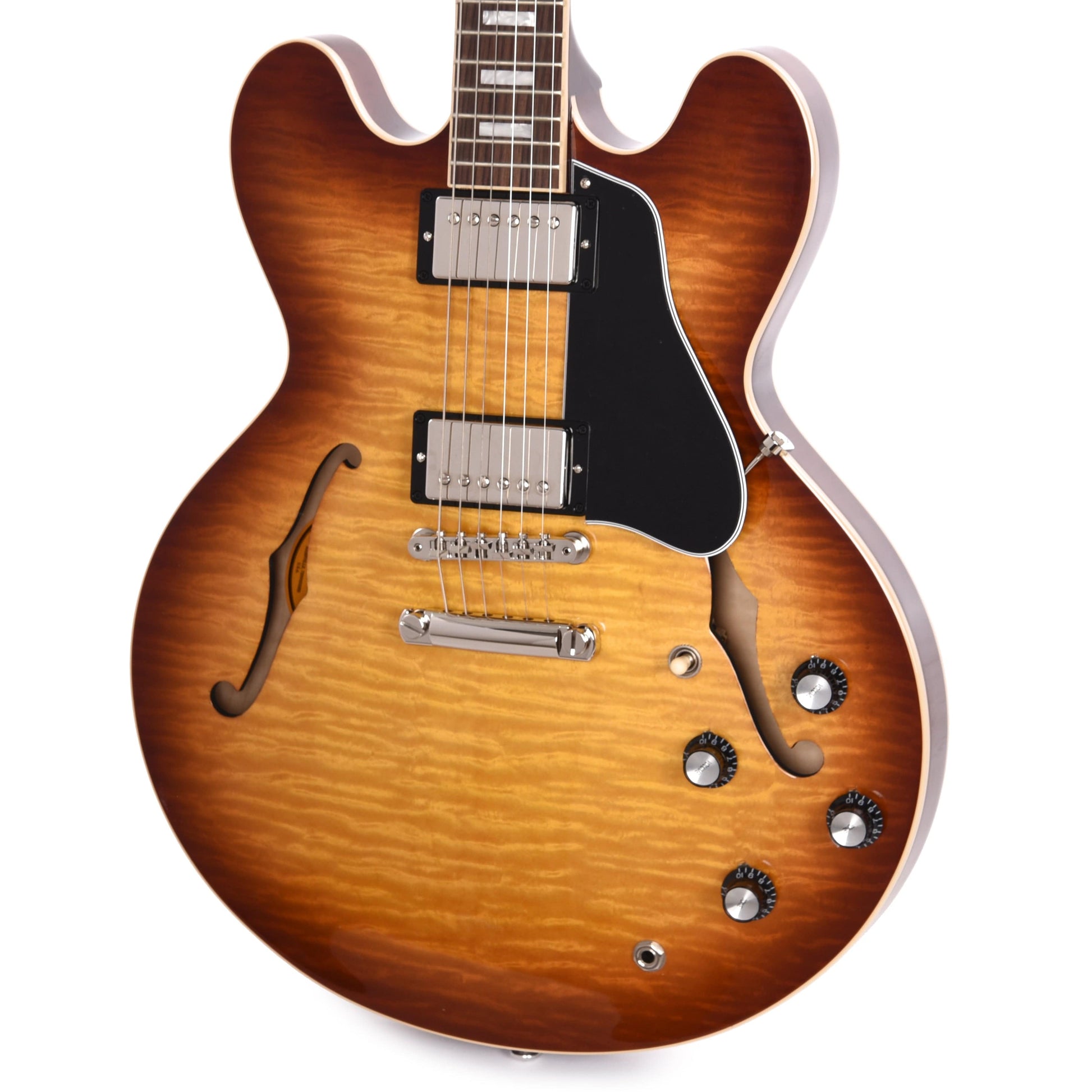 Gibson USA ES-335 Figured Iced Tea Electric Guitars / Semi-Hollow