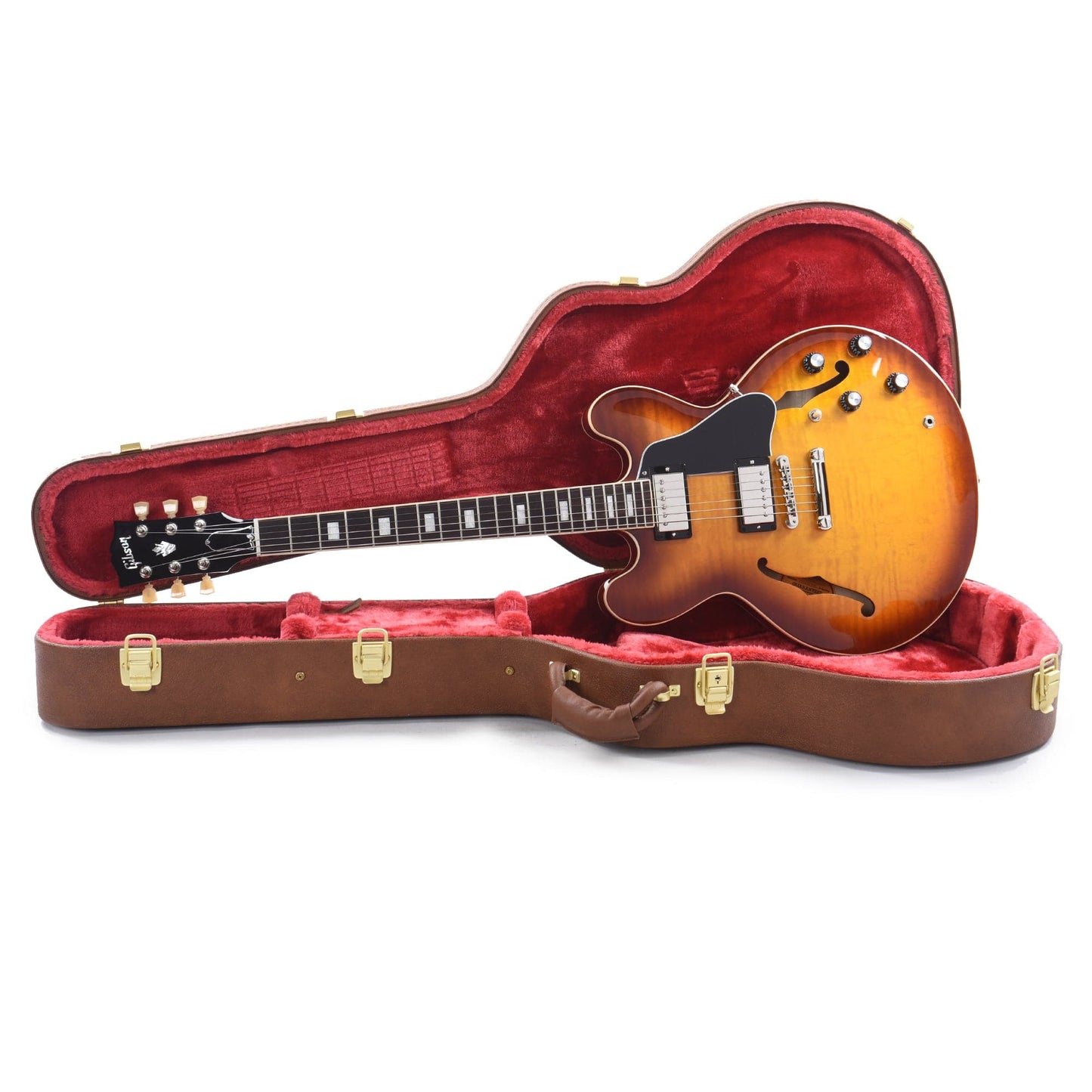 Gibson USA ES-335 Figured Iced Tea Electric Guitars / Semi-Hollow
