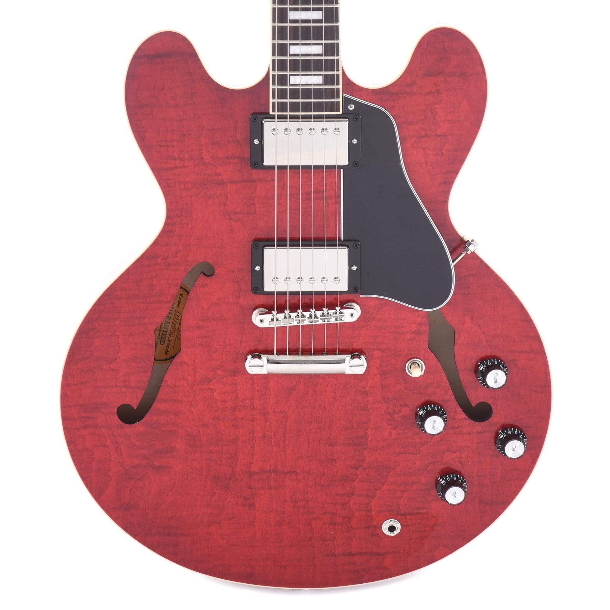 Gibson USA ES-335 Figured Sixties Cherry Electric Guitars / Semi-Hollow