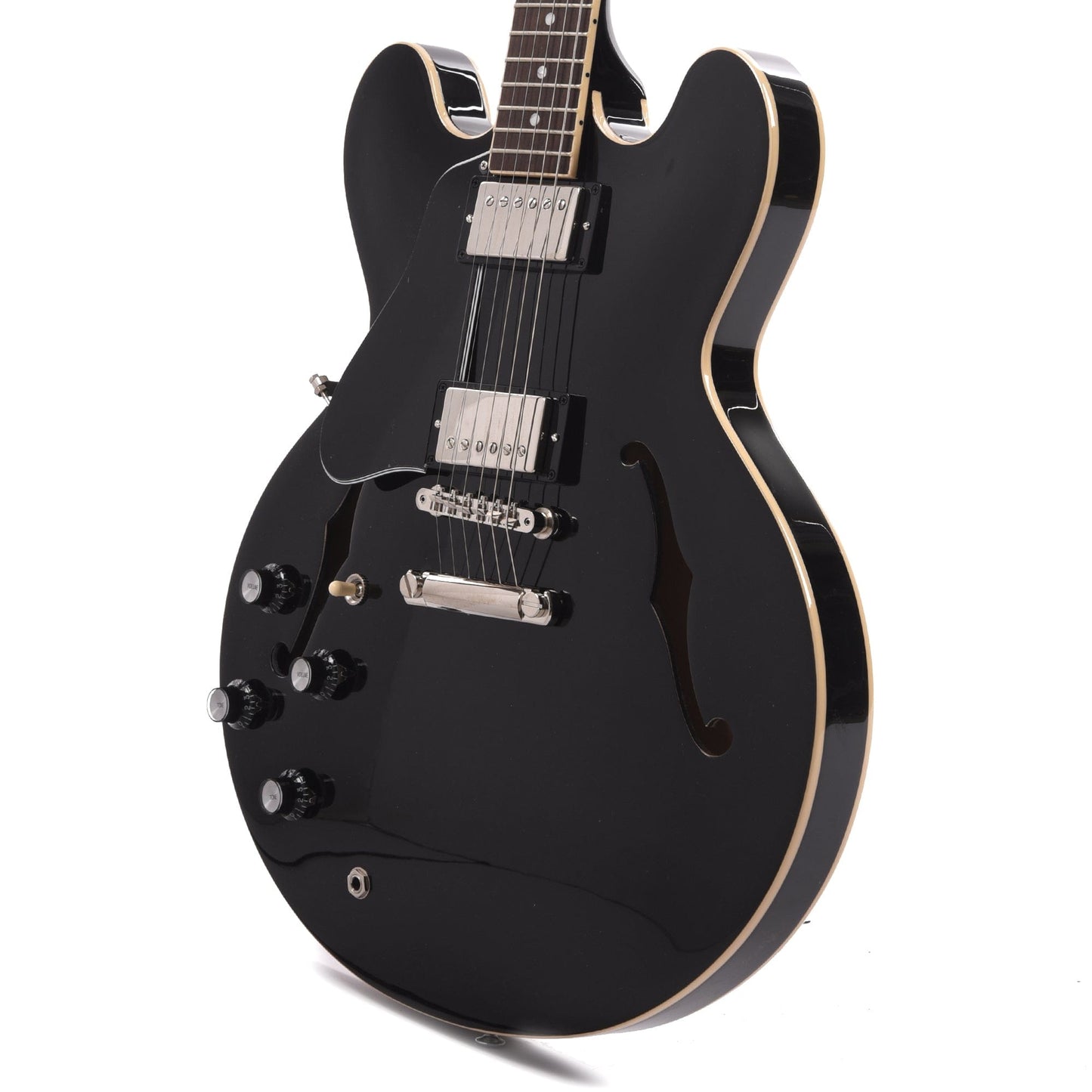 Gibson USA ES-335 LEFTY Vintage Ebony Electric Guitars / Semi-Hollow