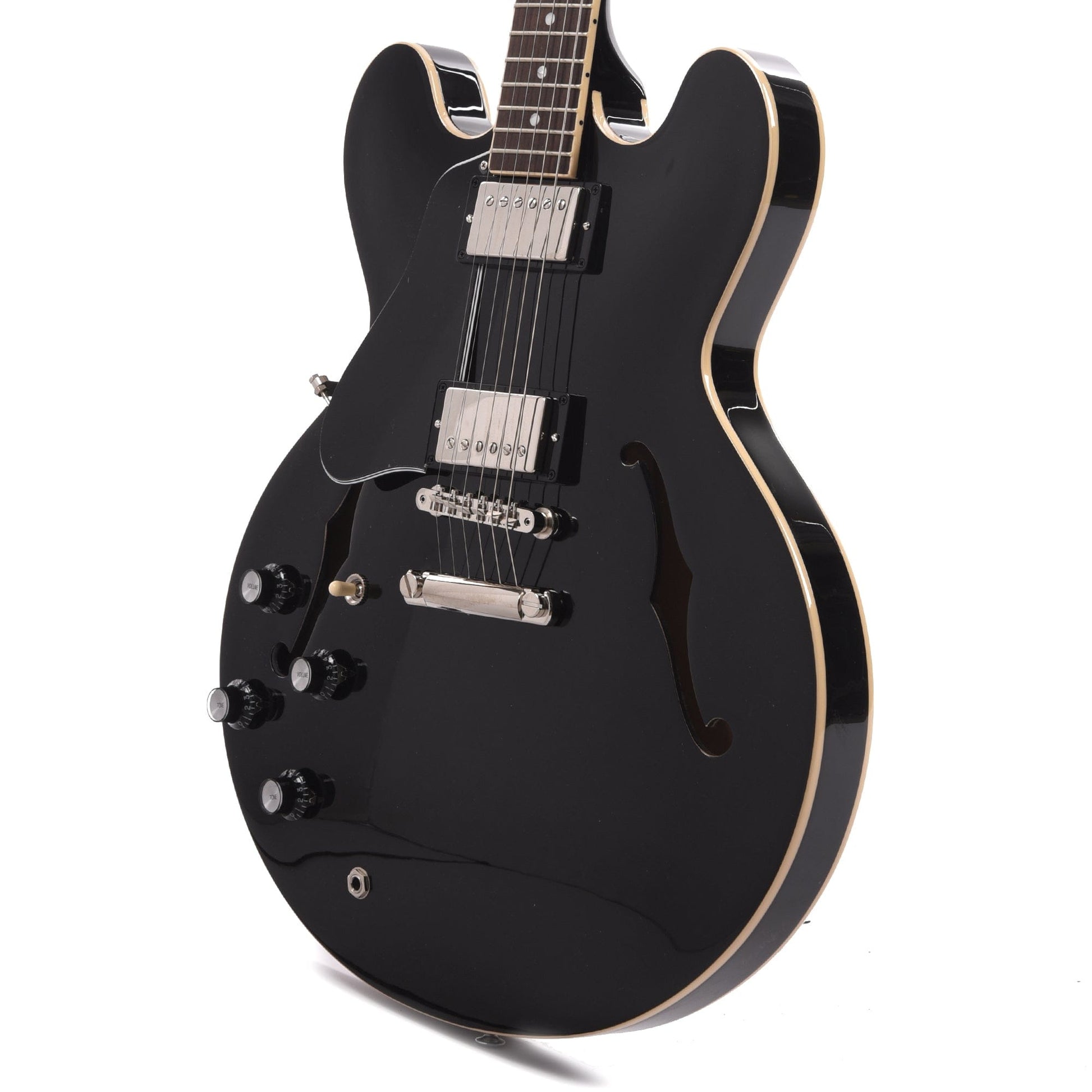 Gibson USA ES-335 LEFTY Vintage Ebony Electric Guitars / Semi-Hollow