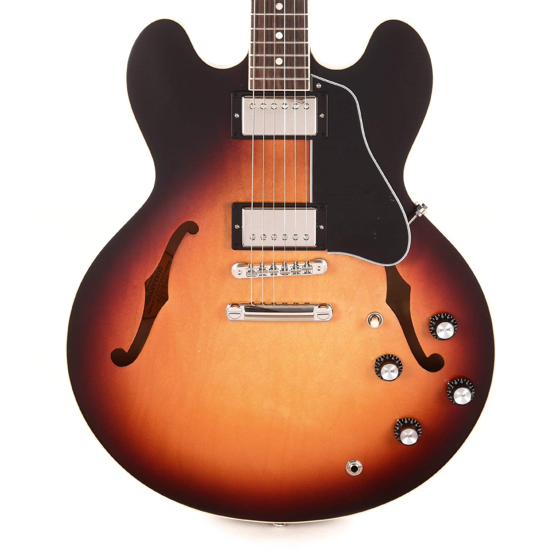 Gibson USA ES-335 Satin Sunset Burst Electric Guitars / Semi-Hollow