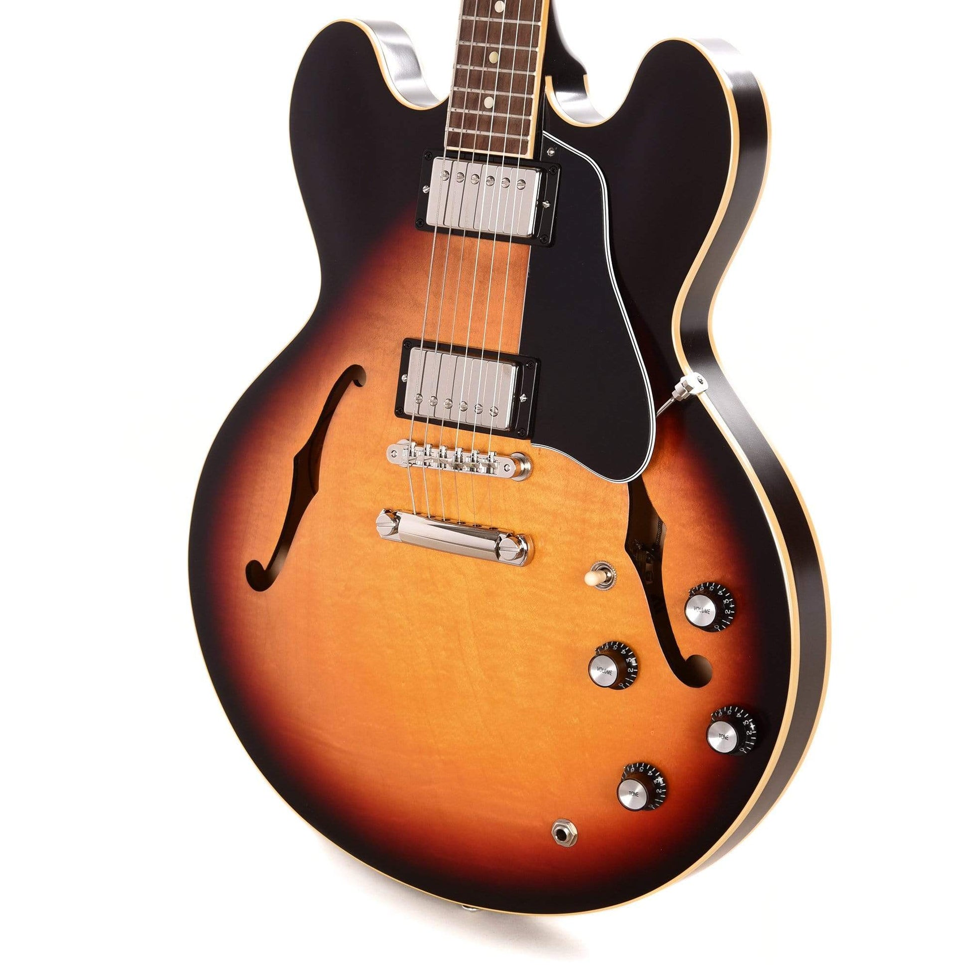 Gibson USA ES-335 Satin Sunset Burst Electric Guitars / Semi-Hollow