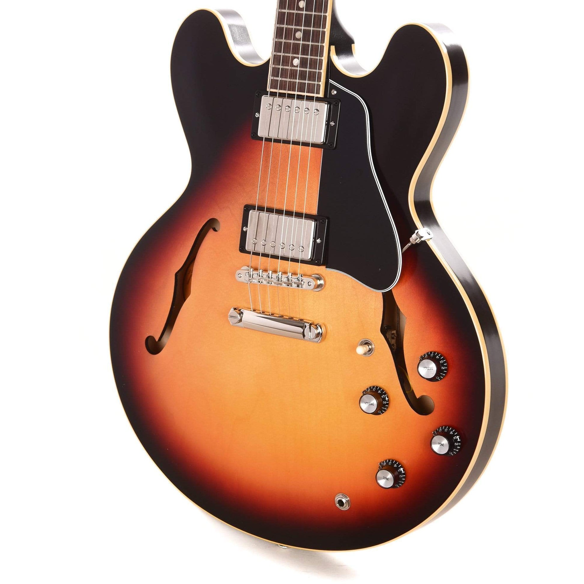 Gibson USA ES-335 Satin Sunset Burst Electric Guitars / Semi-Hollow