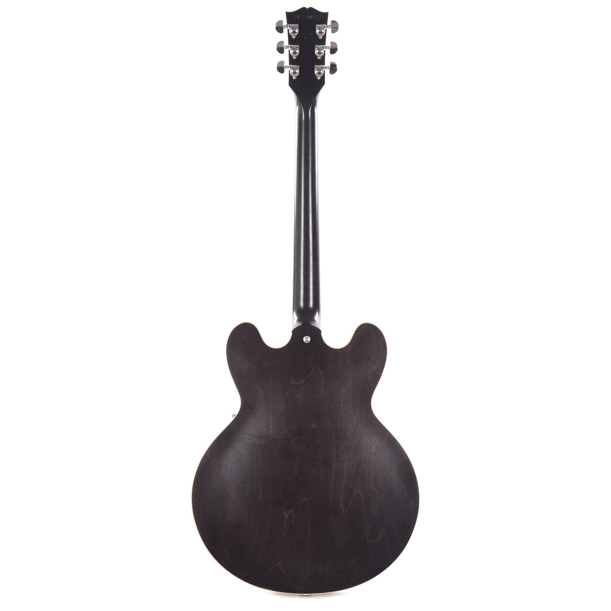 Gibson USA ES-335 Satin Trans Black Electric Guitars / Semi-Hollow