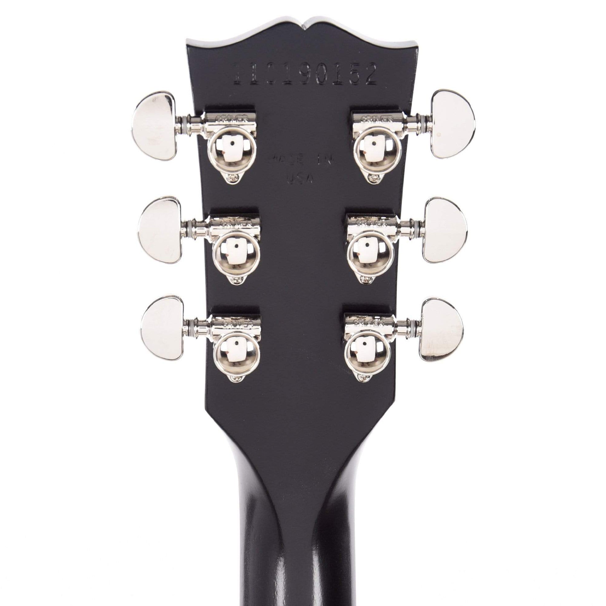 Gibson USA ES-335 Satin Trans Black Electric Guitars / Semi-Hollow