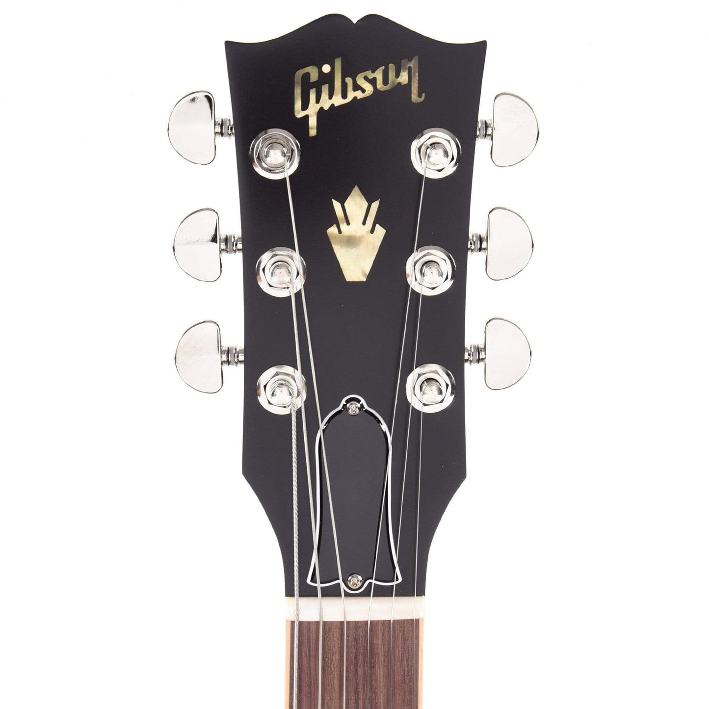 Gibson USA ES-335 Satin Trans Black Electric Guitars / Semi-Hollow