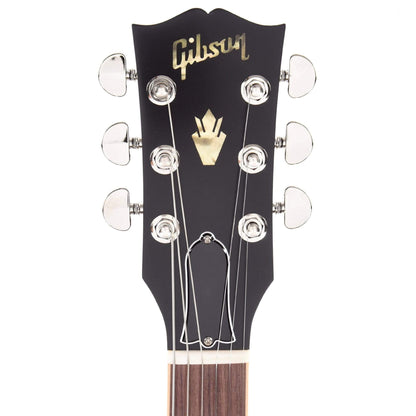 Gibson USA ES-335 Satin Trans Black Electric Guitars / Semi-Hollow