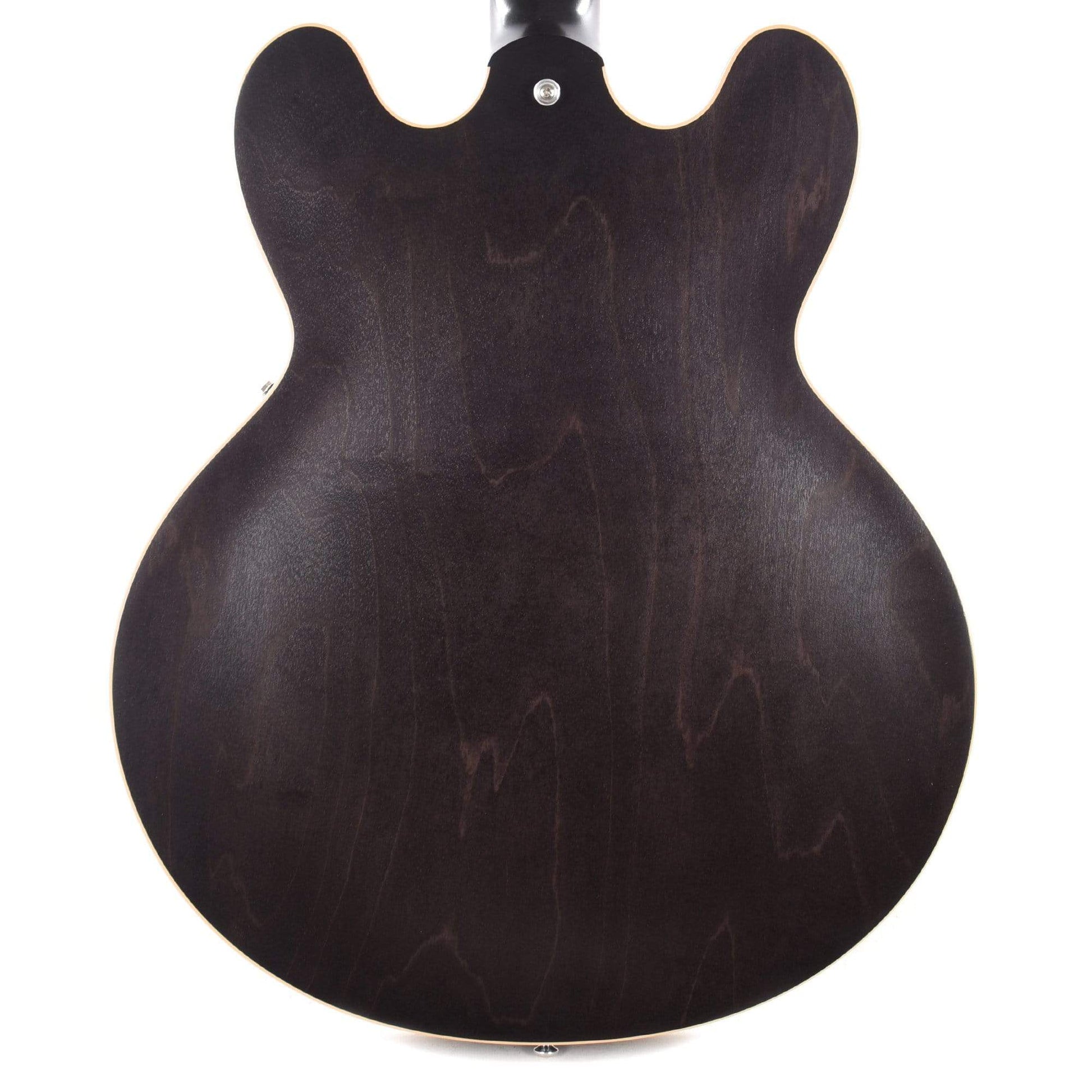 Gibson USA ES-335 Satin Trans Black Electric Guitars / Semi-Hollow