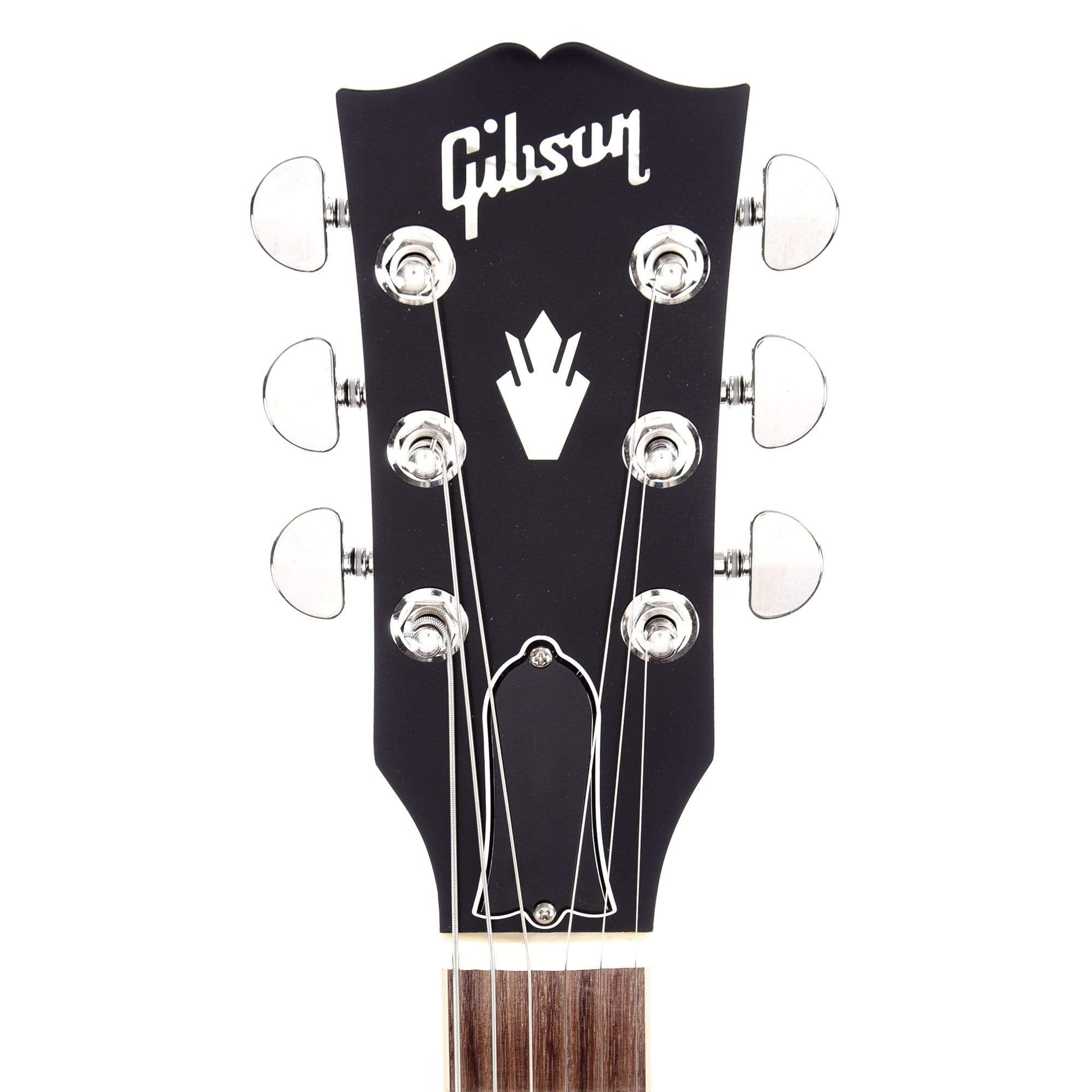 Gibson USA ES-335 Satin Trans Black Electric Guitars / Semi-Hollow