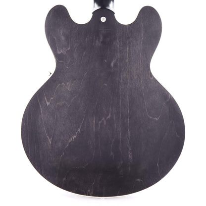 Gibson USA ES-335 Satin Trans Black Electric Guitars / Semi-Hollow
