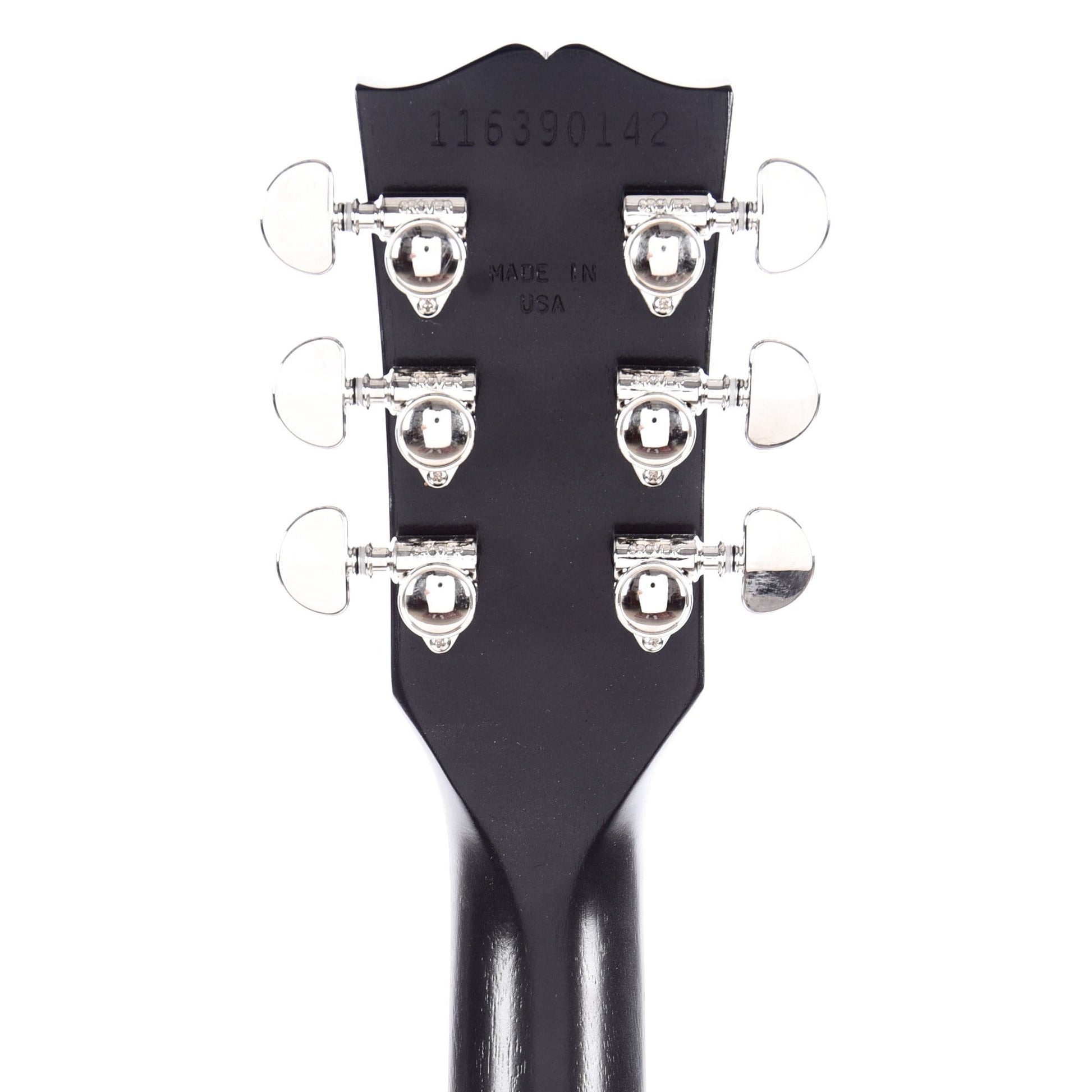 Gibson USA ES-335 Satin Trans Black Electric Guitars / Semi-Hollow