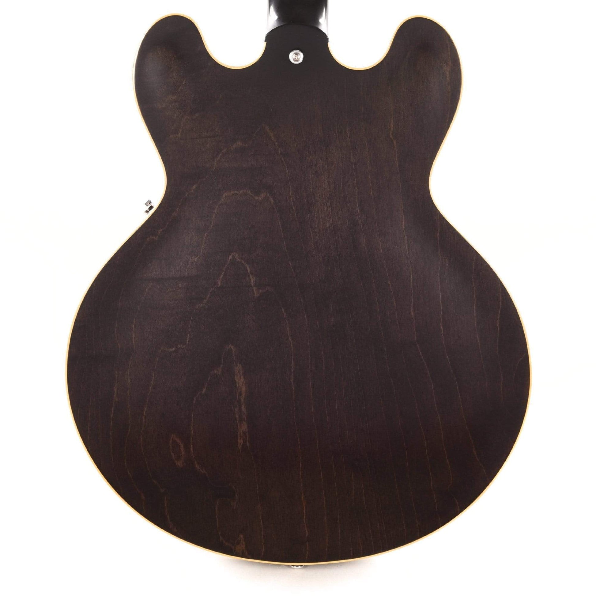 Gibson USA ES-335 Satin Trans Black Electric Guitars / Semi-Hollow
