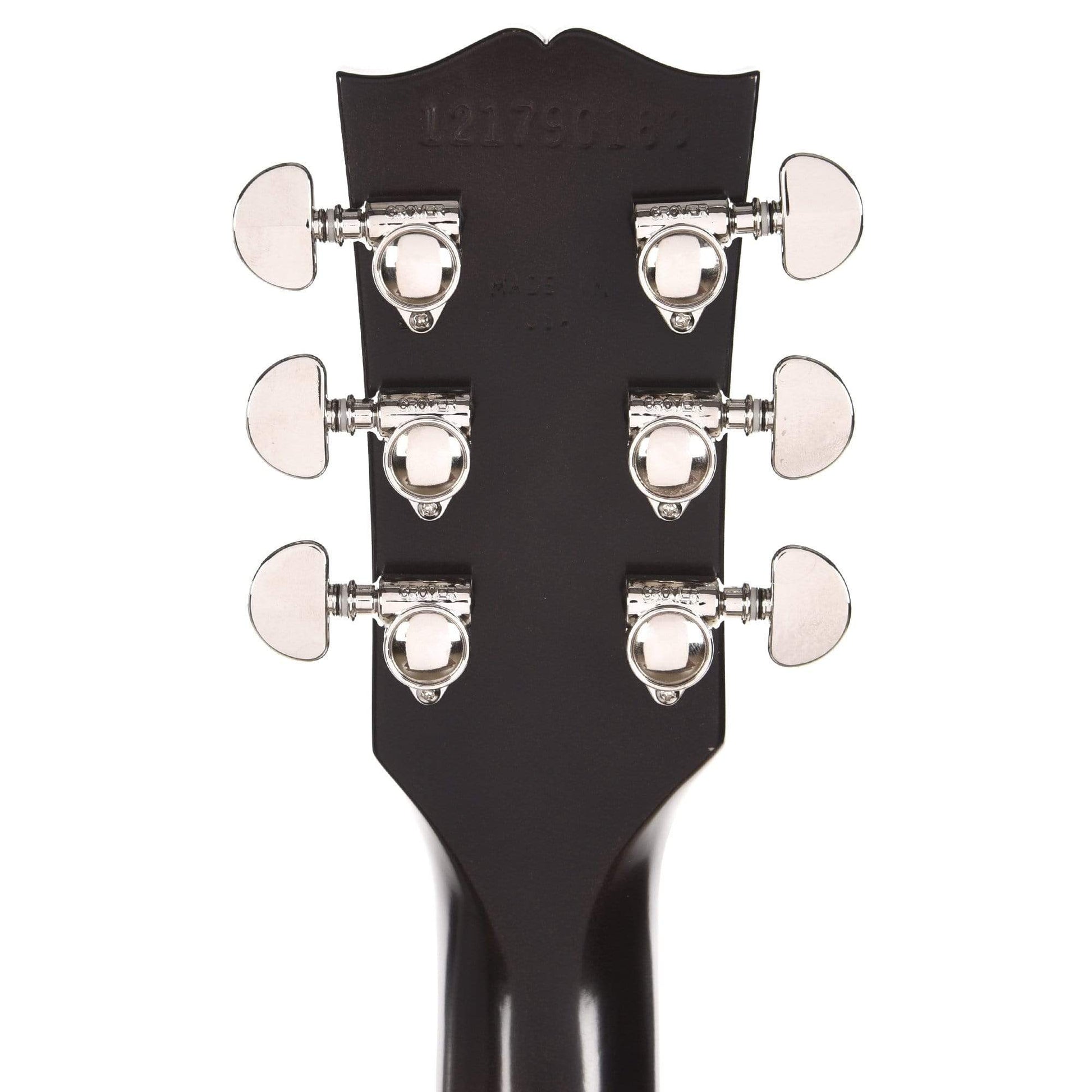 Gibson USA ES-335 Satin Trans Black Electric Guitars / Semi-Hollow