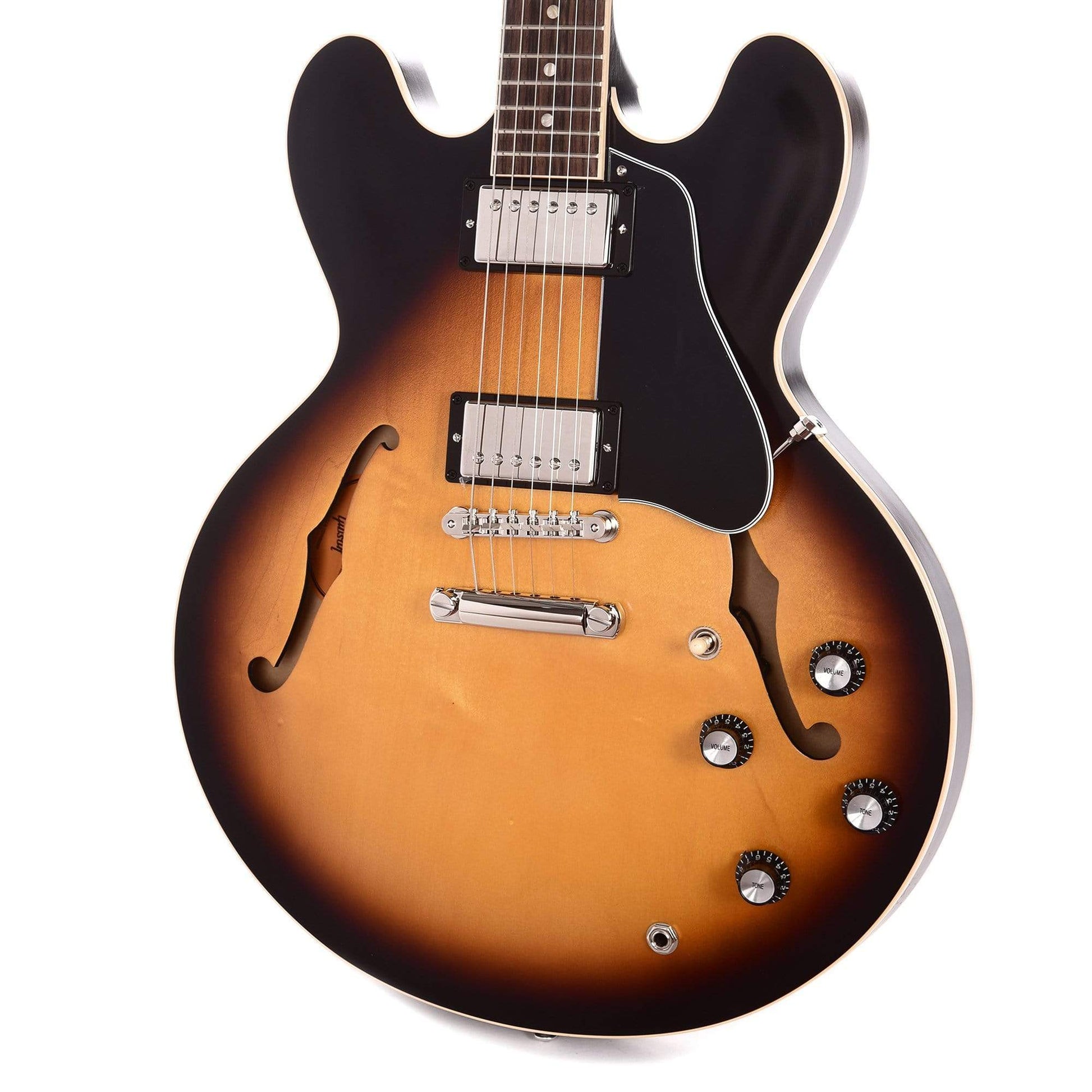 Gibson USA ES-335 Satin Vintage Burst Electric Guitars / Semi-Hollow