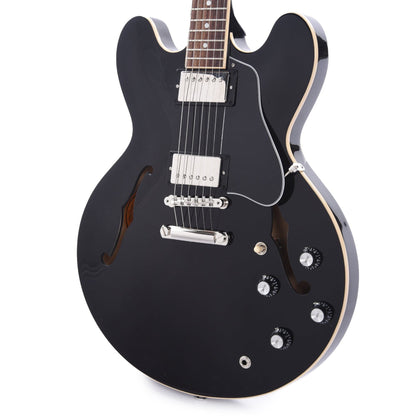 Gibson USA ES-335 Vintage Ebony Electric Guitars / Semi-Hollow