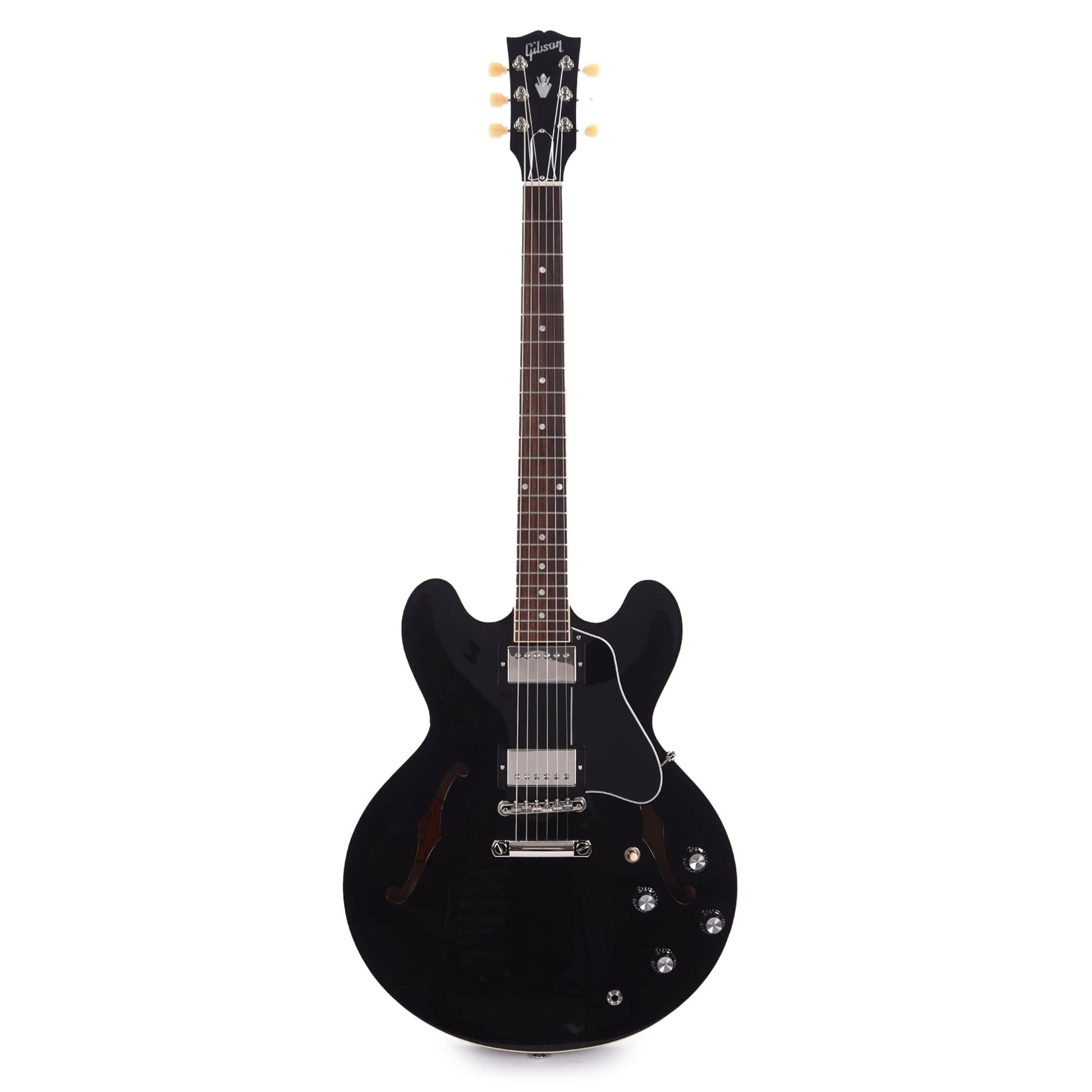 Gibson USA ES-335 Vintage Ebony Electric Guitars / Semi-Hollow