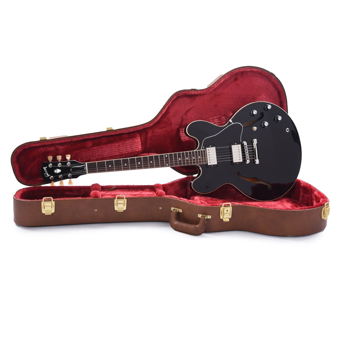 Gibson USA ES-335 Vintage Ebony Electric Guitars / Semi-Hollow
