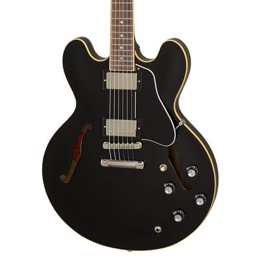 Gibson USA ES-335 Vintage Ebony Electric Guitars / Semi-Hollow