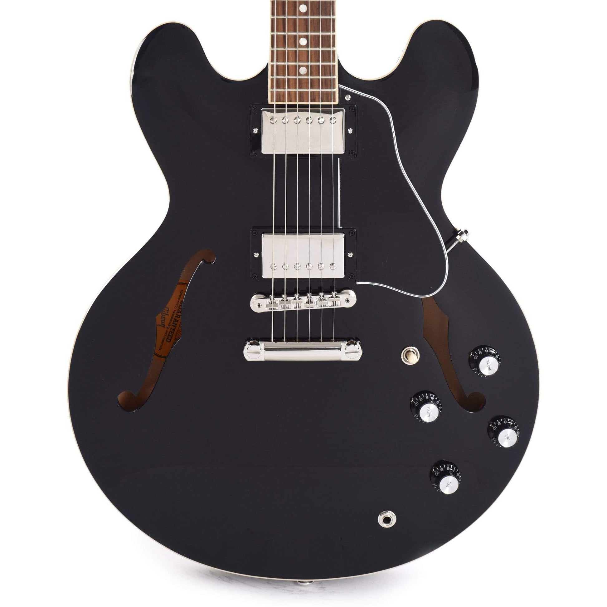 Gibson USA ES-335 Vintage Ebony Electric Guitars / Semi-Hollow