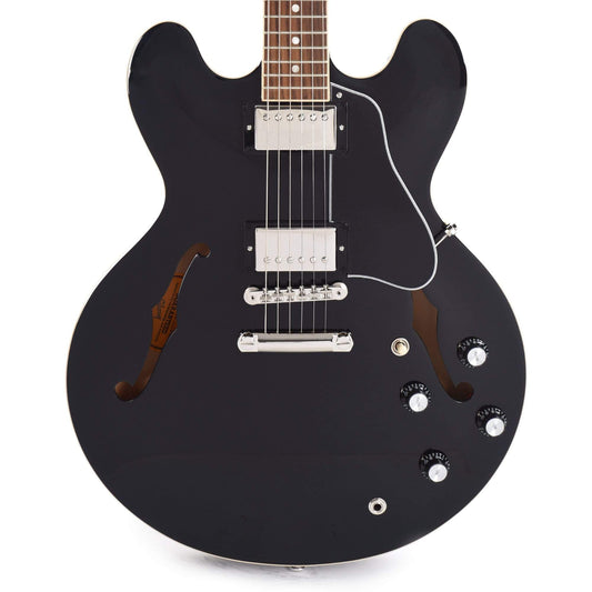 Gibson USA ES-335 Vintage Ebony Electric Guitars / Semi-Hollow