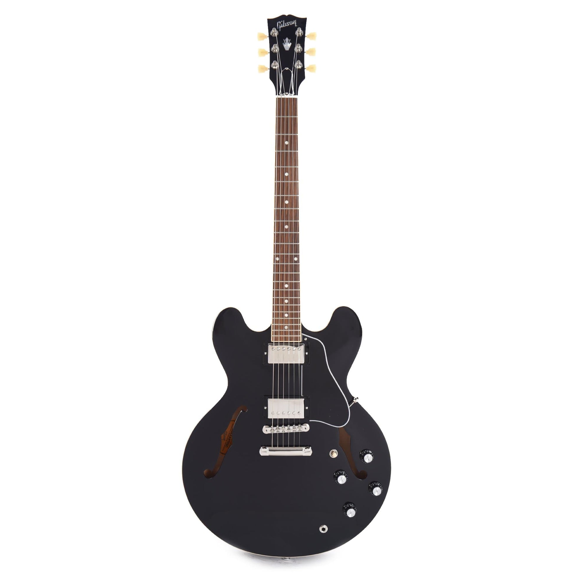 Gibson USA ES-335 Vintage Ebony Electric Guitars / Semi-Hollow