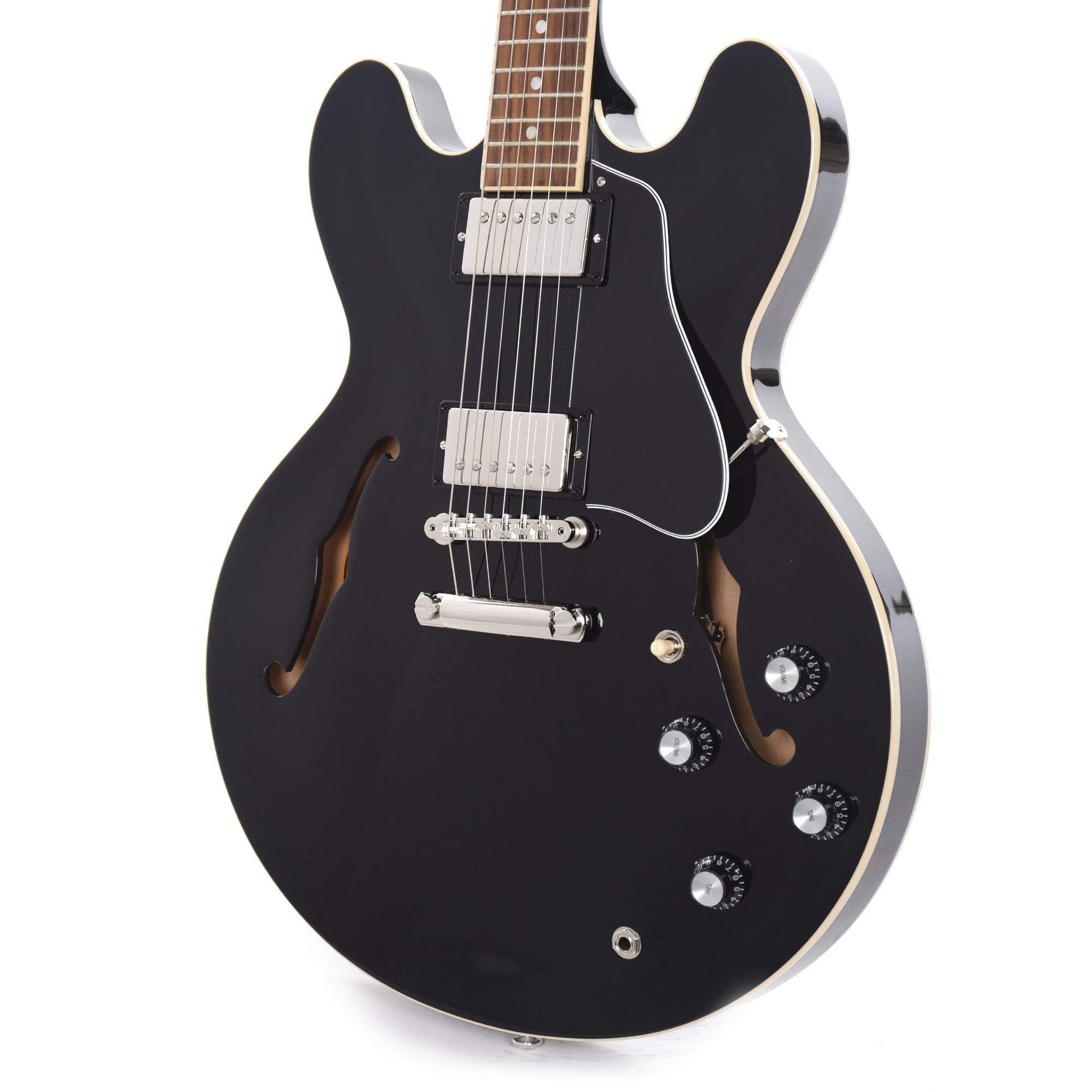 Gibson USA ES-335 Vintage Ebony Electric Guitars / Semi-Hollow
