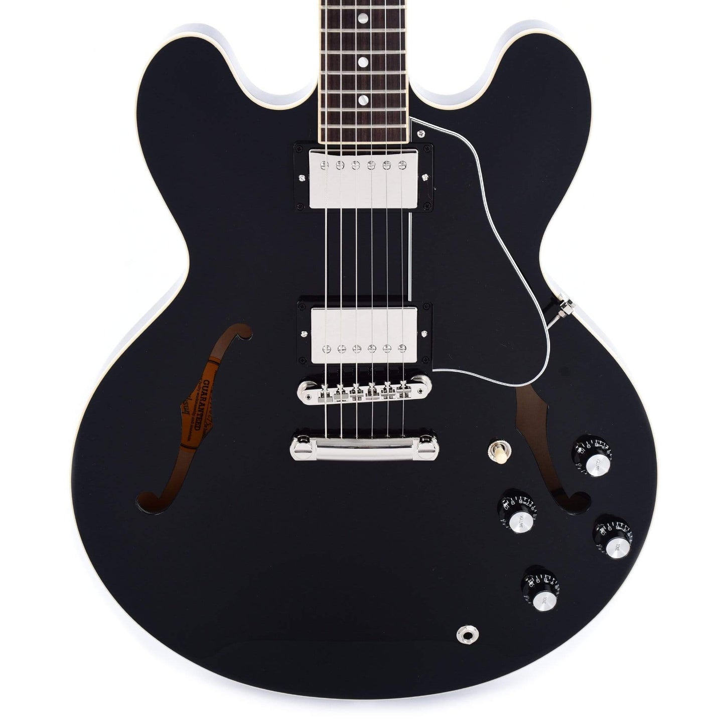 Gibson USA ES-335 Vintage Ebony Electric Guitars / Semi-Hollow