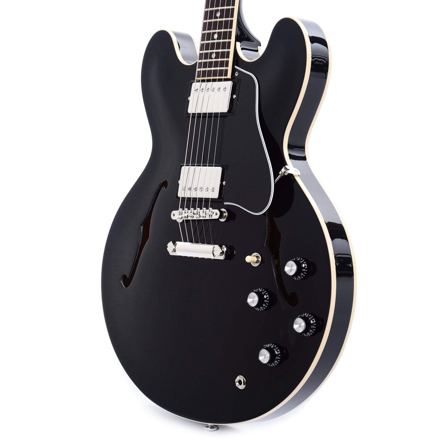 Gibson USA ES-335 Vintage Ebony Electric Guitars / Semi-Hollow