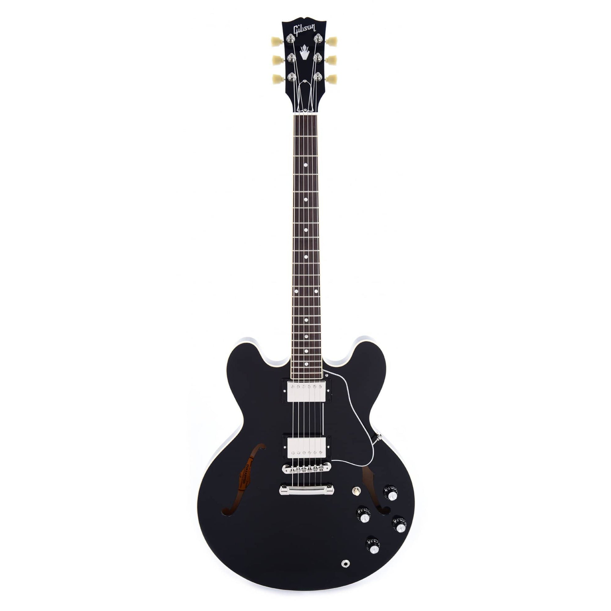 Gibson USA ES-335 Vintage Ebony Electric Guitars / Semi-Hollow