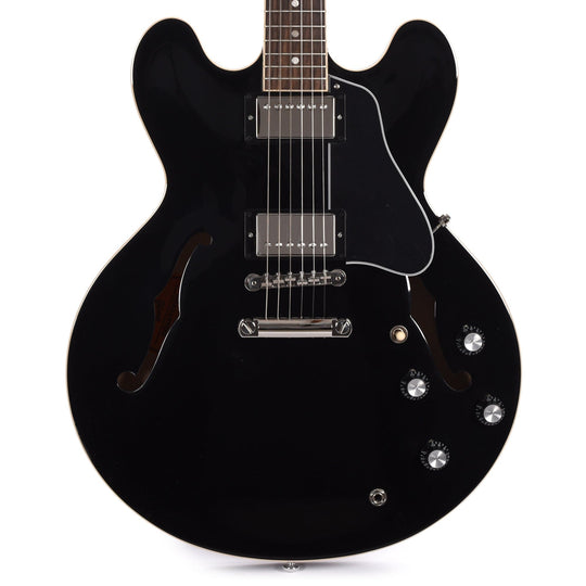 Gibson USA ES-335 Vintage Ebony Electric Guitars / Semi-Hollow