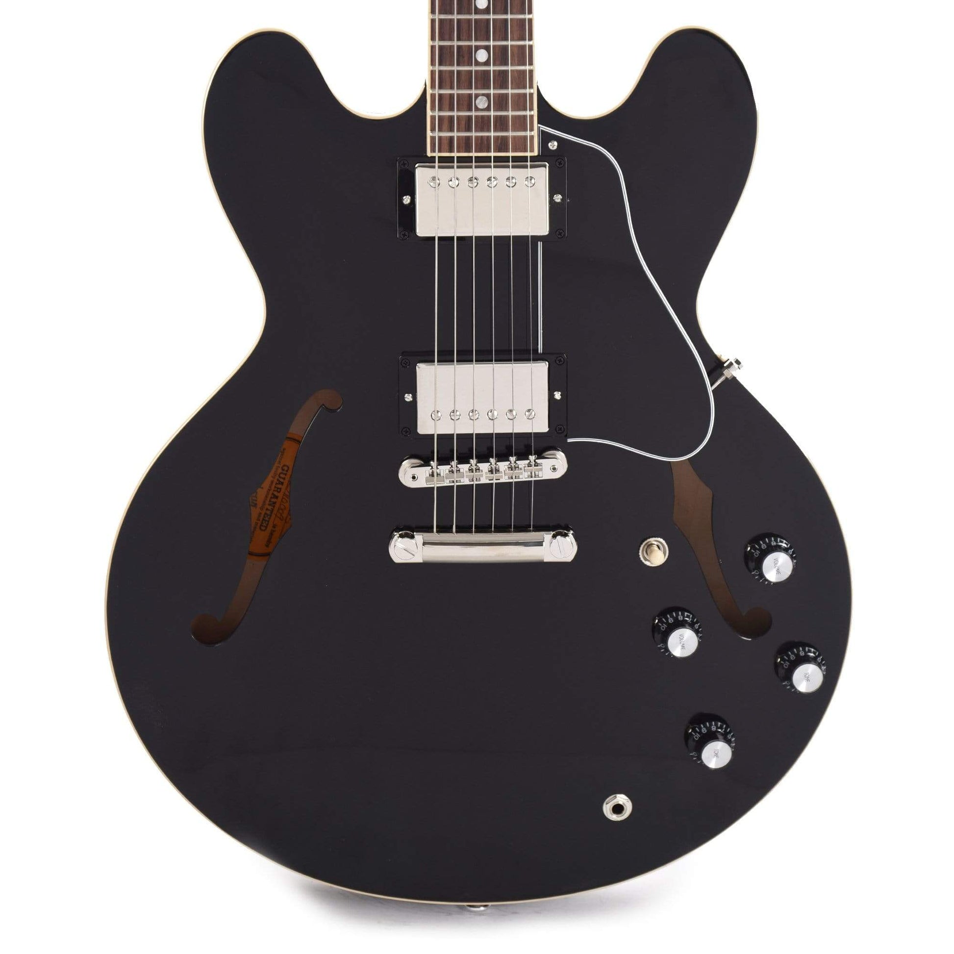 Gibson USA ES-335 Vintage Ebony Electric Guitars / Semi-Hollow